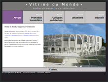 Tablet Screenshot of maquette-architecture.fr